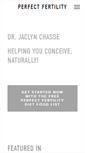 Mobile Screenshot of perfectfertility.com
